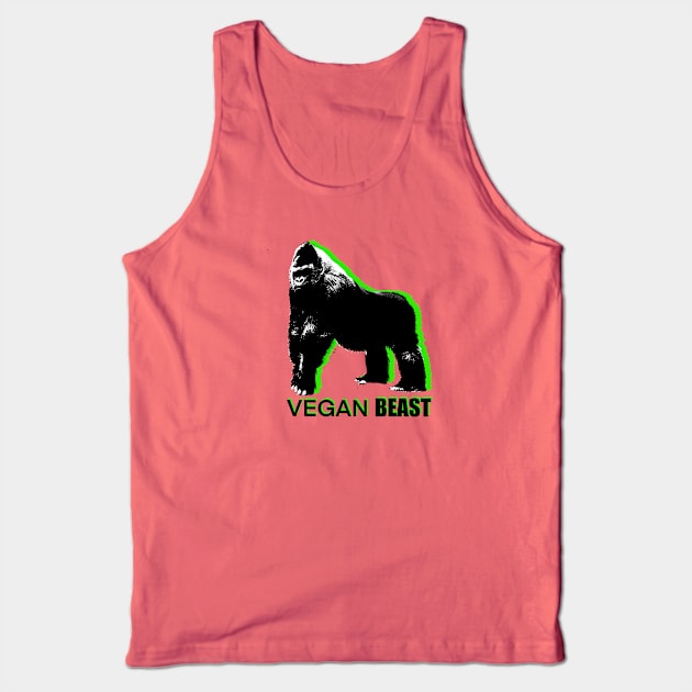 Vegan beast Tank Top by inshapeuniverse